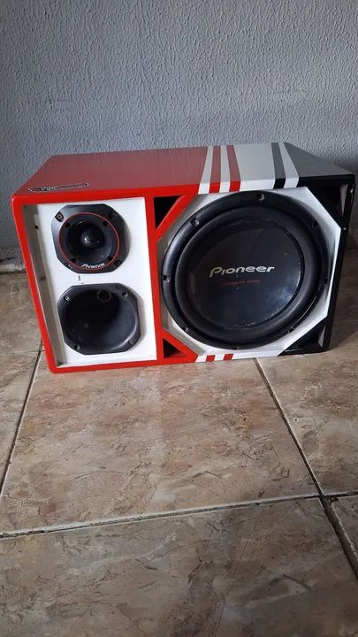 Caixa Trio com Sub PIONNER  1400w (Sem Módulo) - Foto 5