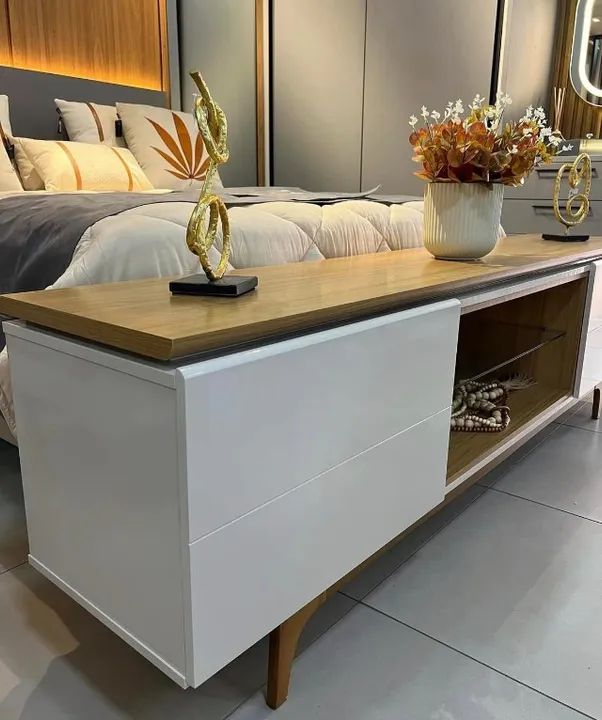 Rack Miami 2m de Largura para Tv de até 75 Polegadas- Produto Novo Entrega Rápida - Foto 3