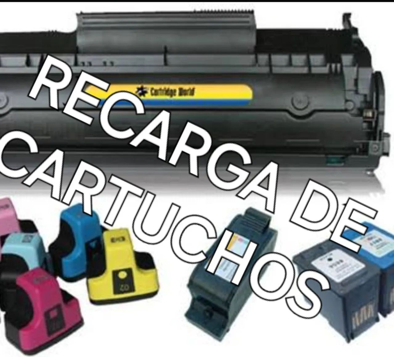 Recarga cartuchos e toner