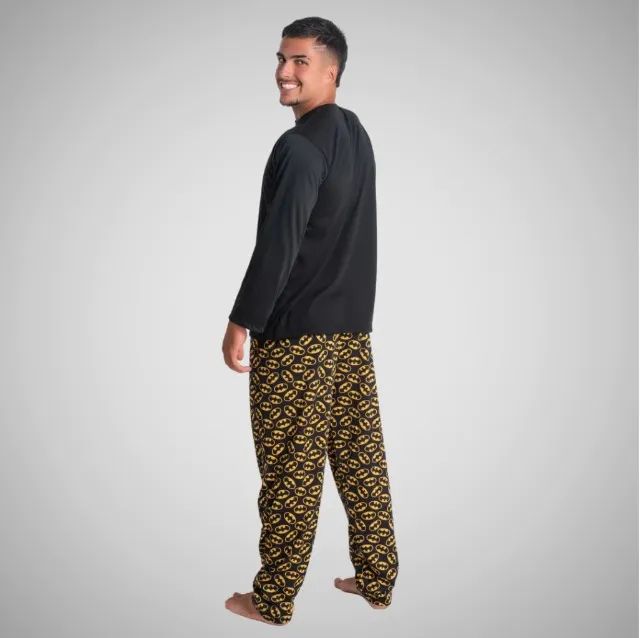 Pijama Roupa De Dormir Masculino Batman - Foto 2