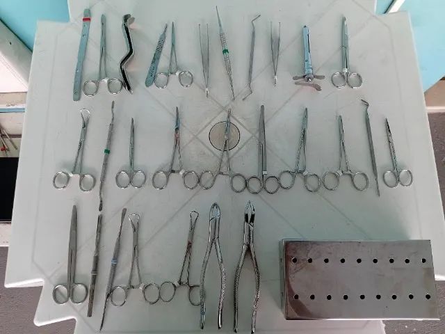 Kit de cirurgia odontológica completo
