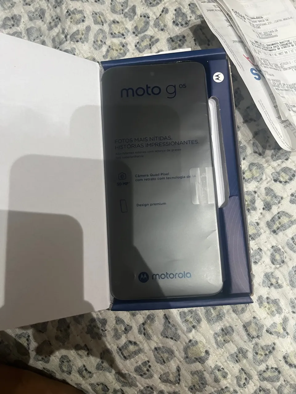 MOTO G05 COM NOTA FISCAL DA LOJA NOVO
