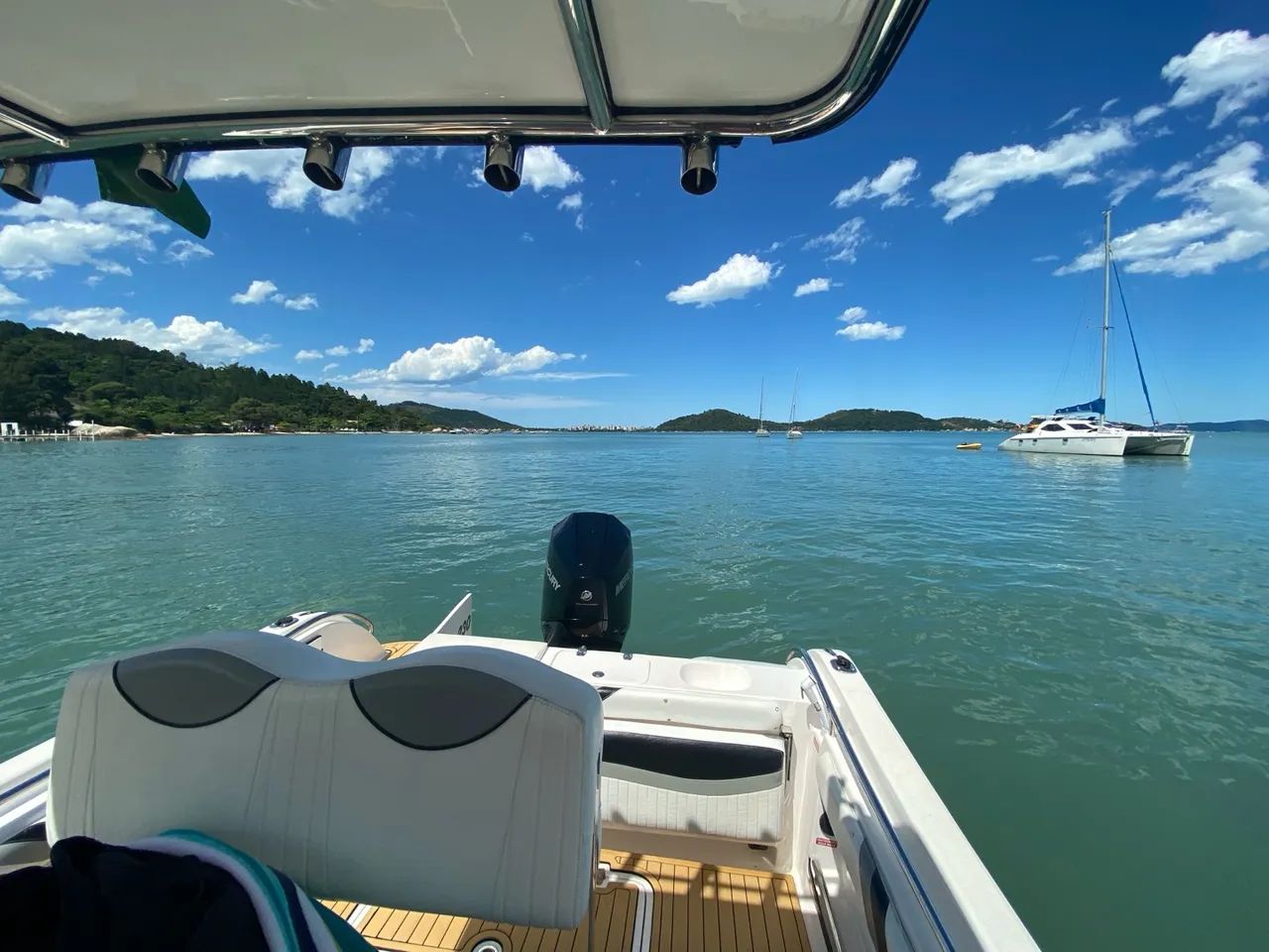 Lancha Fly23  com Mercury 200 impecável  - Foto 2