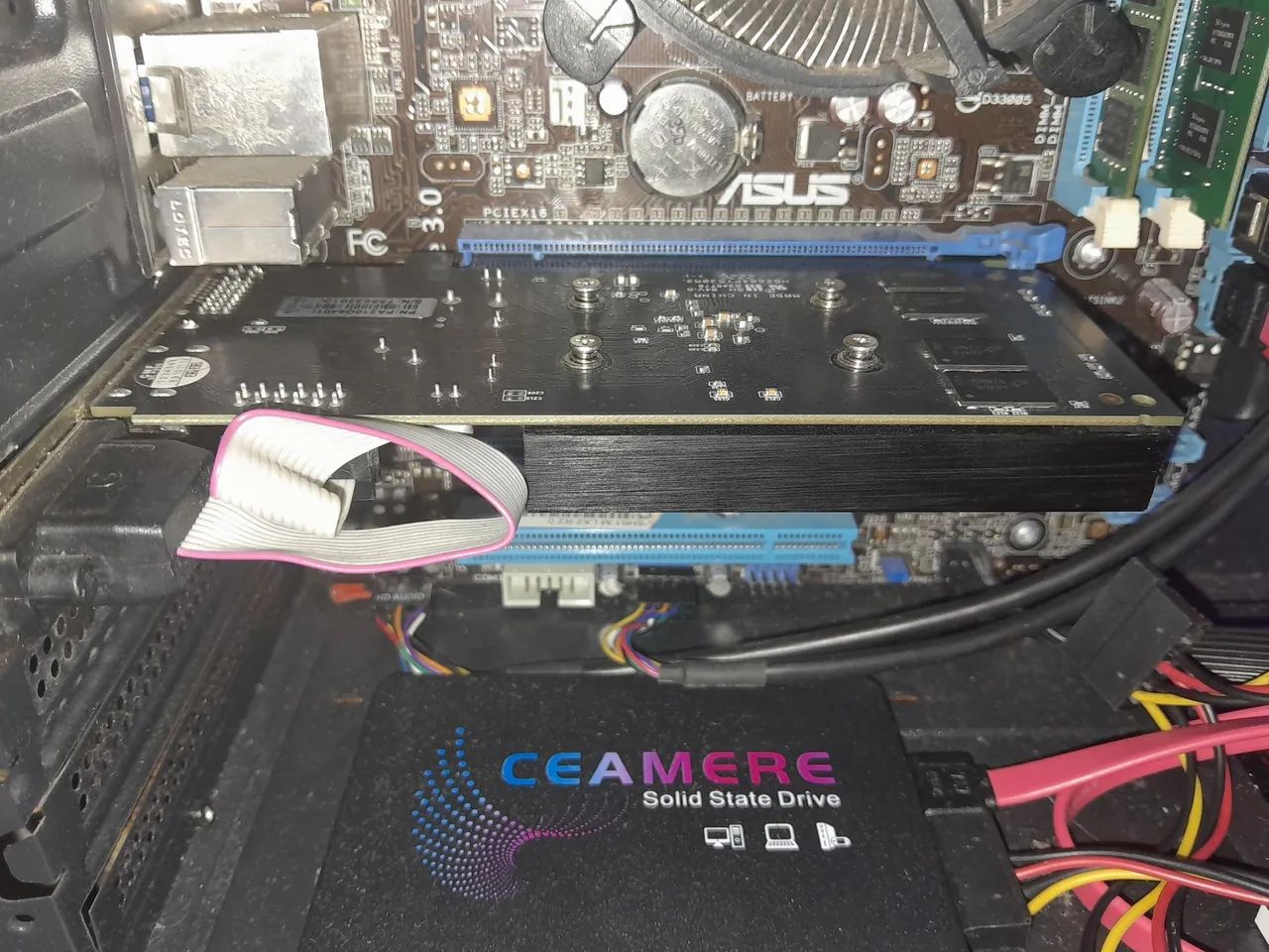 Placa De Vídeo Pcyes Nvidia Geforce G 210, 1GB, DDR3, 64Bits  - Foto 3