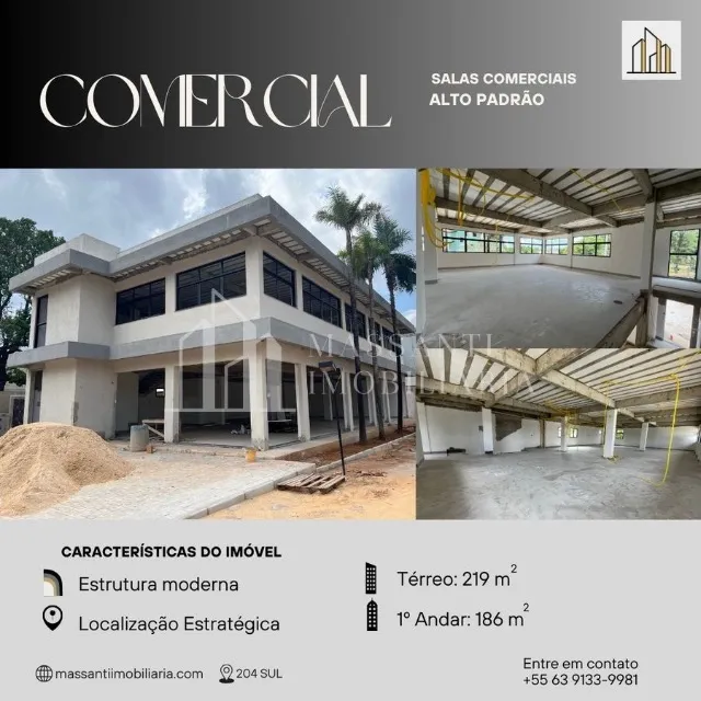 Aluga-se Salas Comerciais de Alto Padrão com até 73m², na Quadra 204 Sul, em Palmas TO