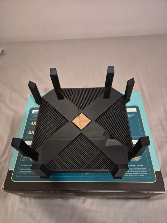 Roteador Wi-Fi 6 TP-link Ax6000 8 Antenas 