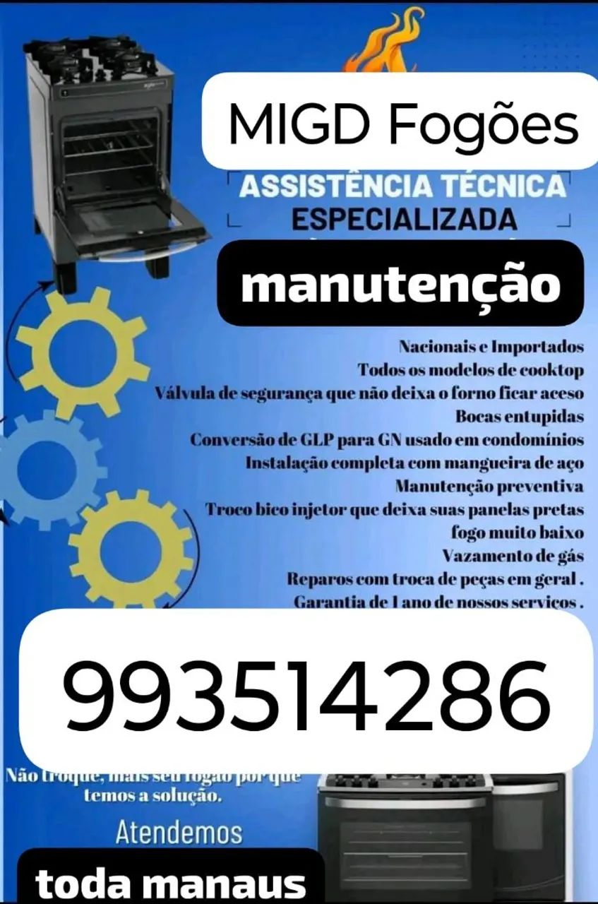 Concerto de fogão