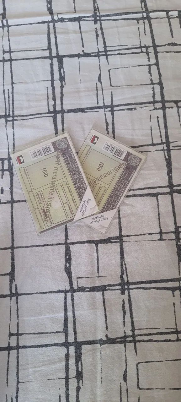 Capa protetor documento acrílica 