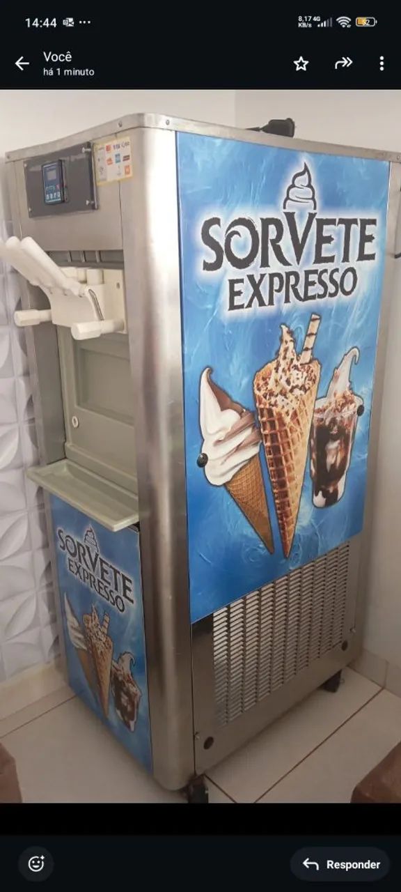 Máquina de sorvete expresso italiano  - Foto 2