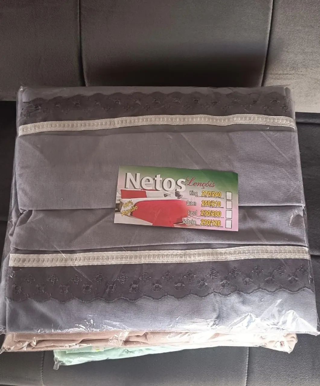 lencol casal malha  com 2 fronhas - promoçao - Foto 4