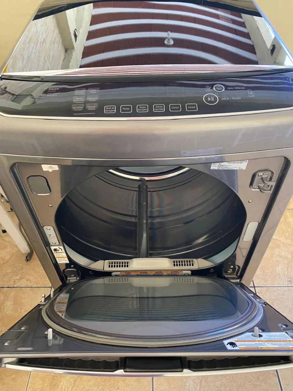 Secadora a gás LG 17kg muito novinha  - Foto 5