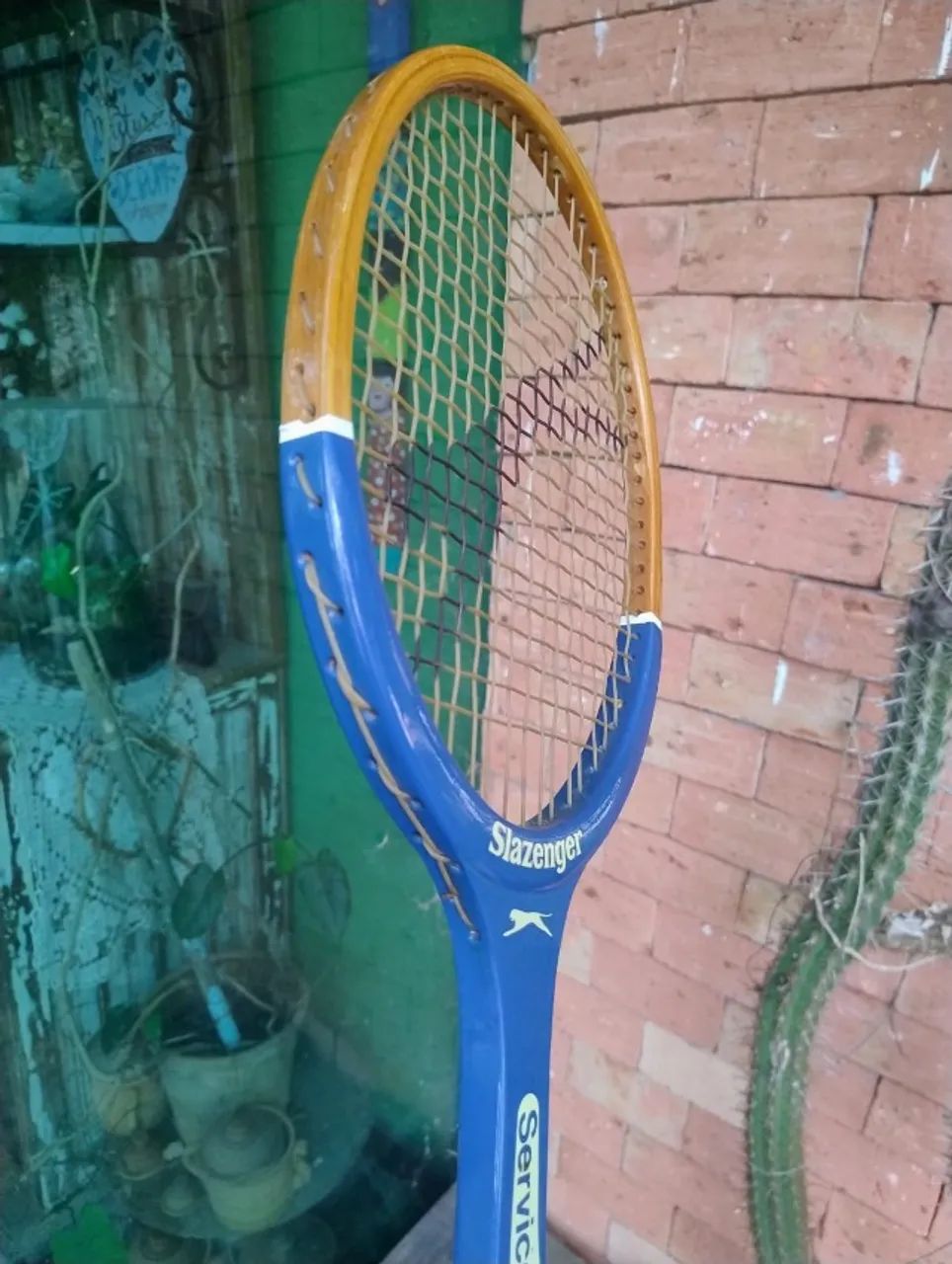 Raquete Antiga de Madeira - Rara para Amantes e Colecionadores - Foto 3