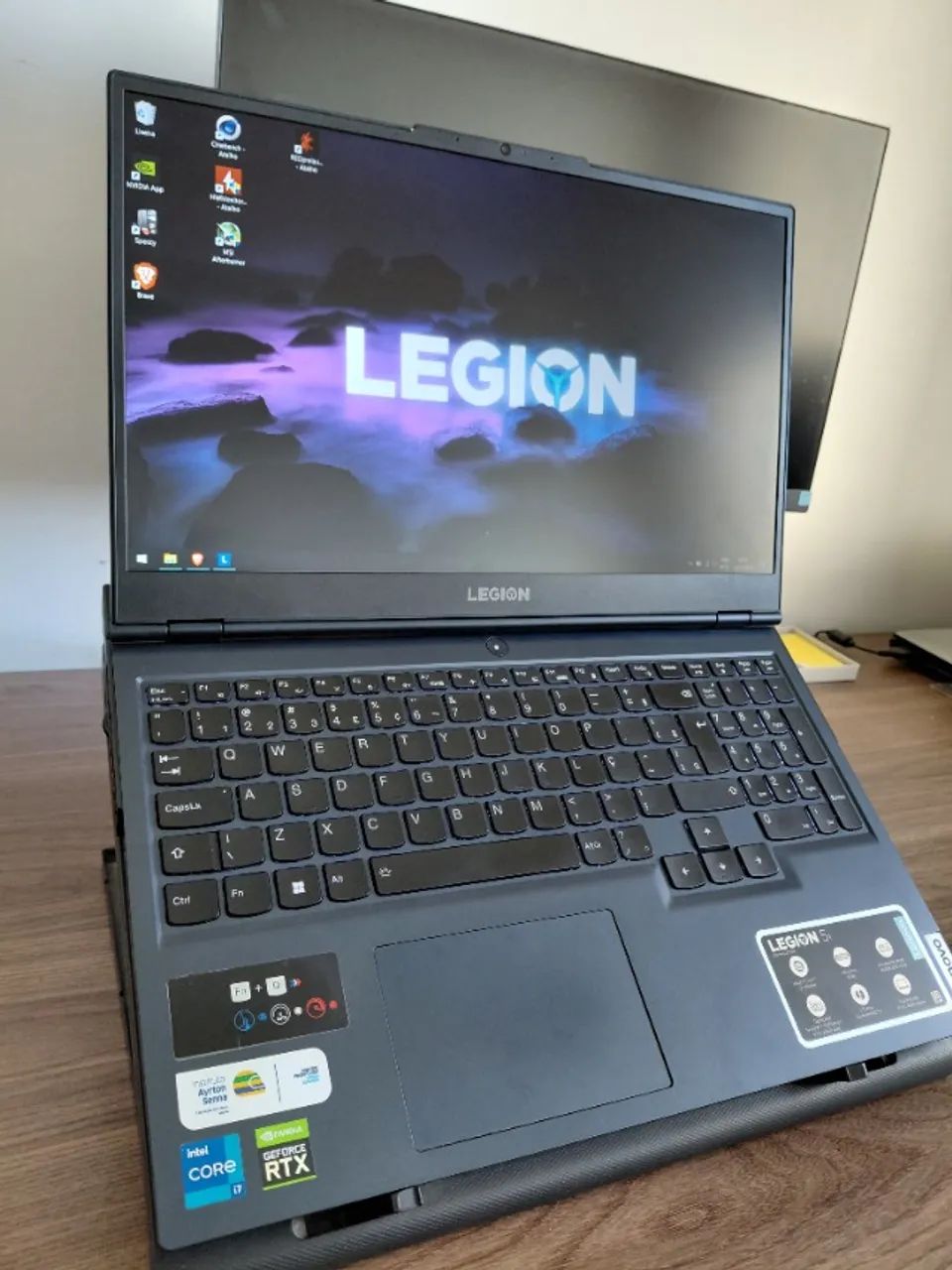 Notebook Lenovo Legion 5i Intel i7-11800H, RTX 3060, 16GB RAM - 3 Anos