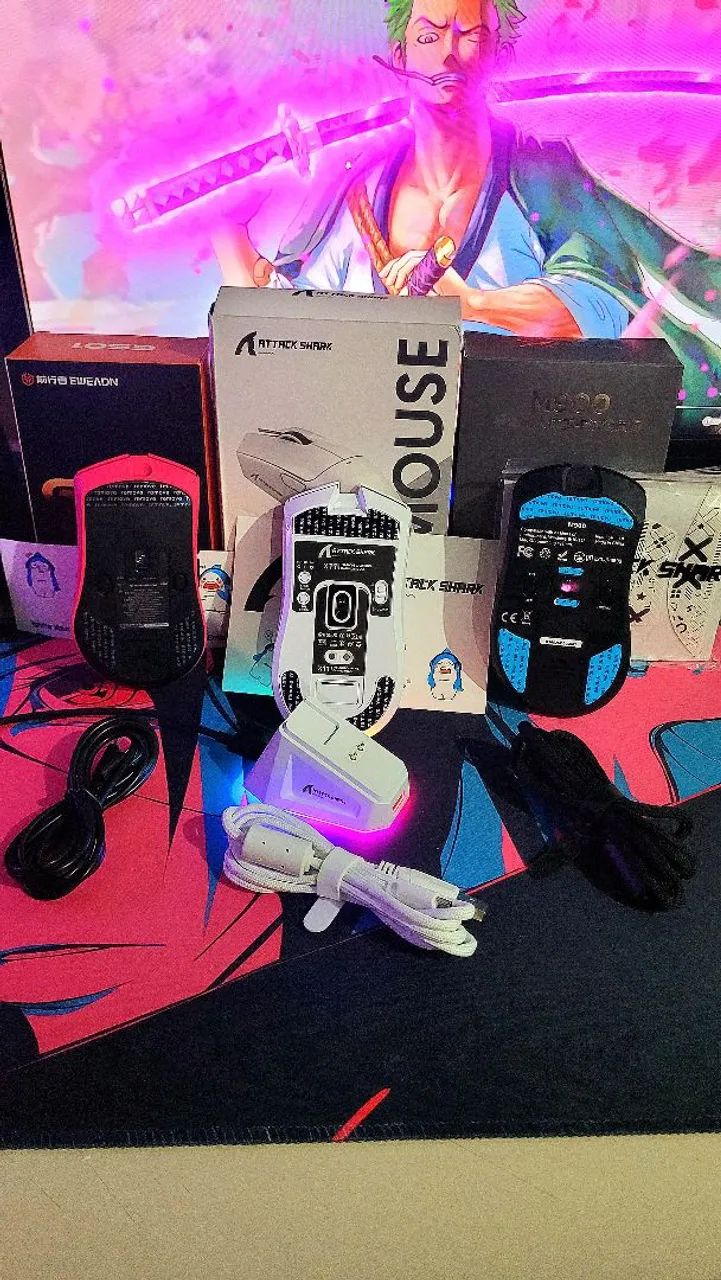 OPORTUNIDADE!! MOUSES GAMERS SEM FIOS (NOVOS) - Foto 3