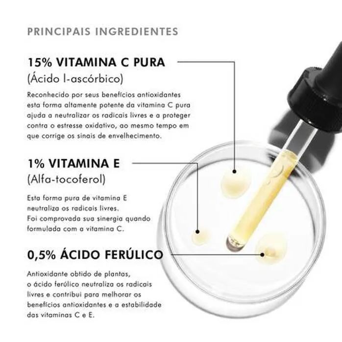  2 C E Ferulic Sérum Vitamina C Pura-LACRADOS!MEGA PROMOÇÃOOOOO - Foto 3