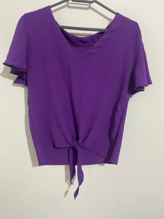Blusa lilás TAM G
