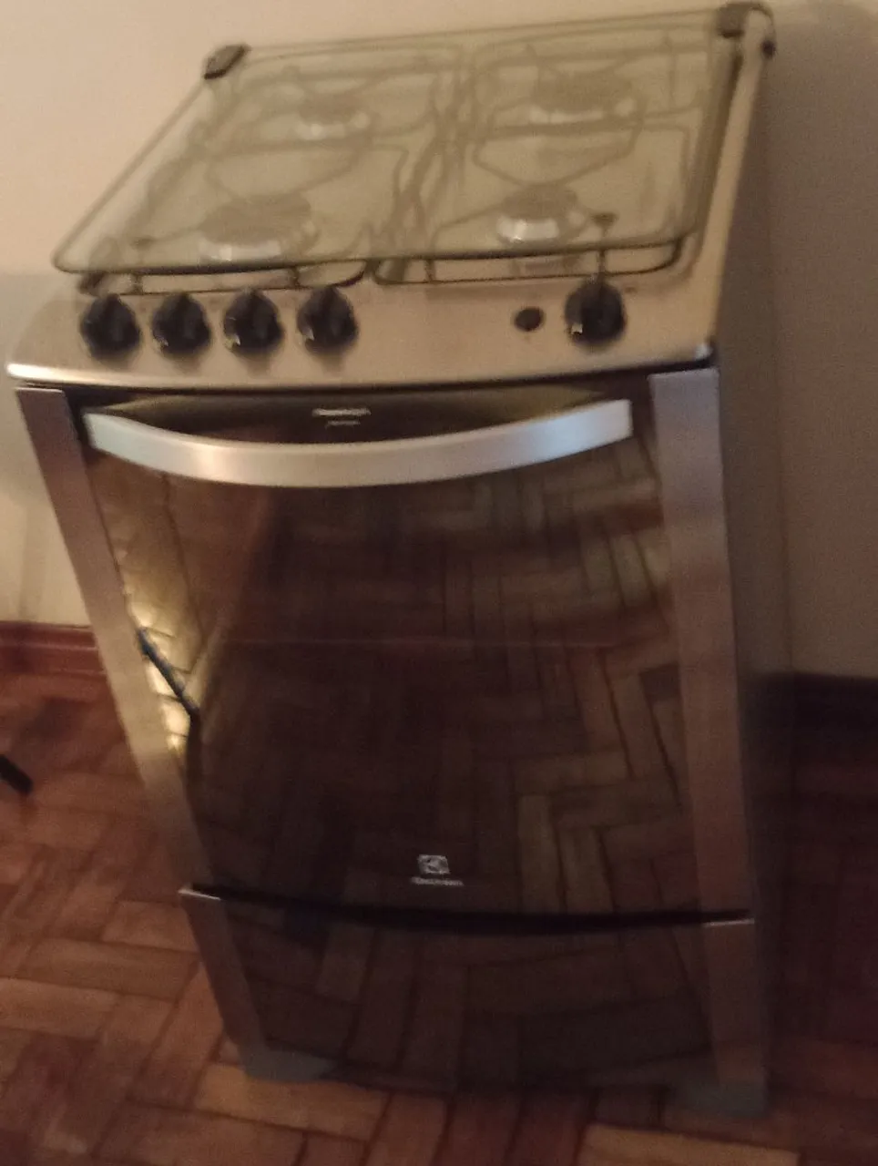 Fogão inox 4 Bocas Eletrolux