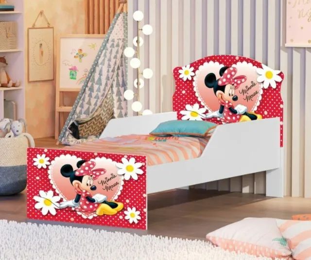 Mini Cama Juvenil Lívia Minnie , Pronta Entrega