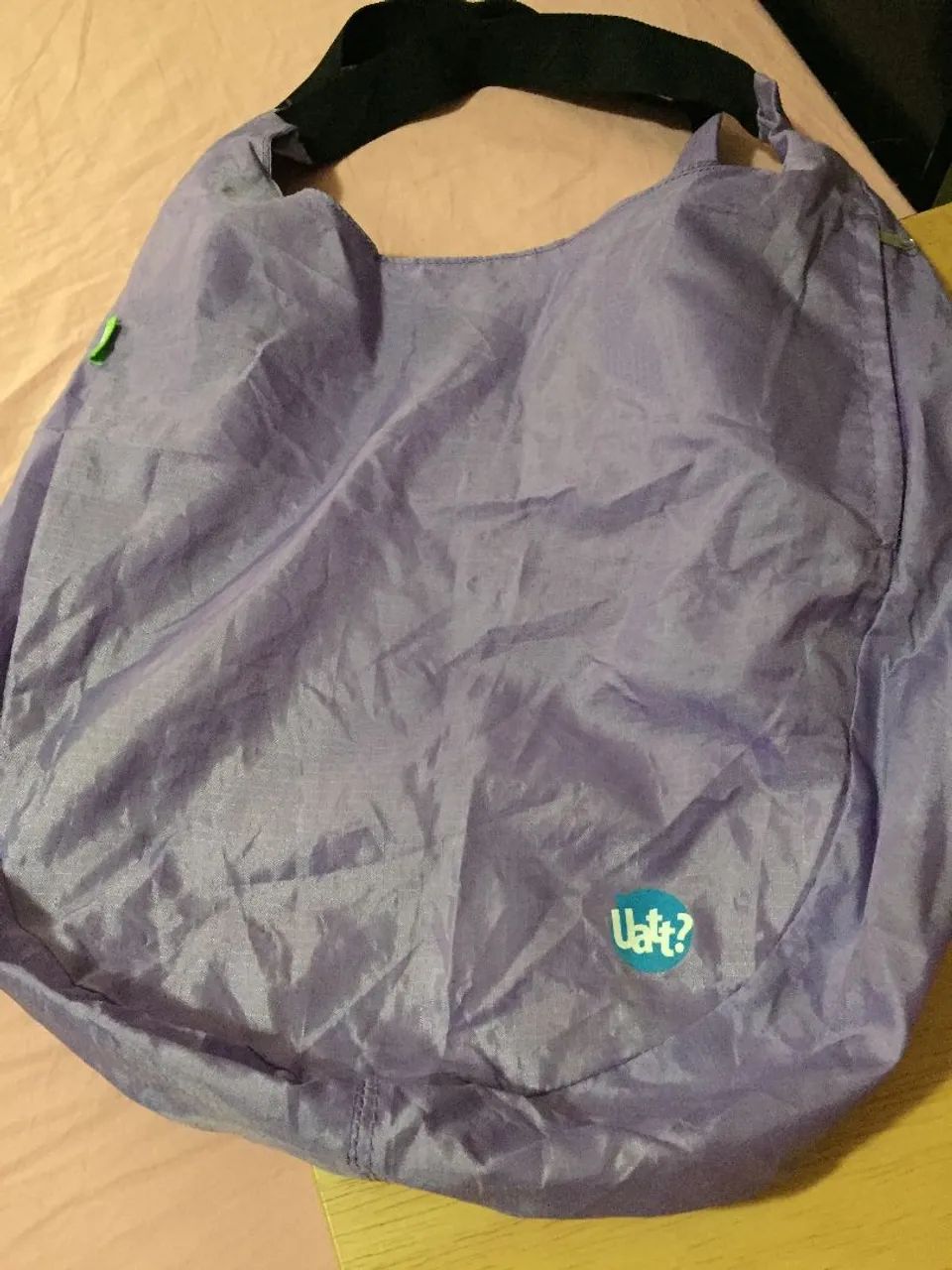 Bolsa Grande Nylon Lilas Uatt? - Foto 2
