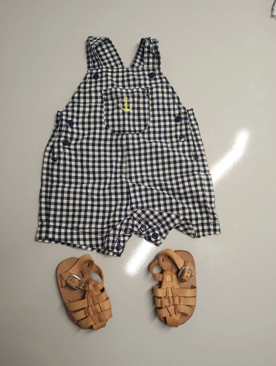Conjunto Shorts e Camisa Bebê - Foto 2