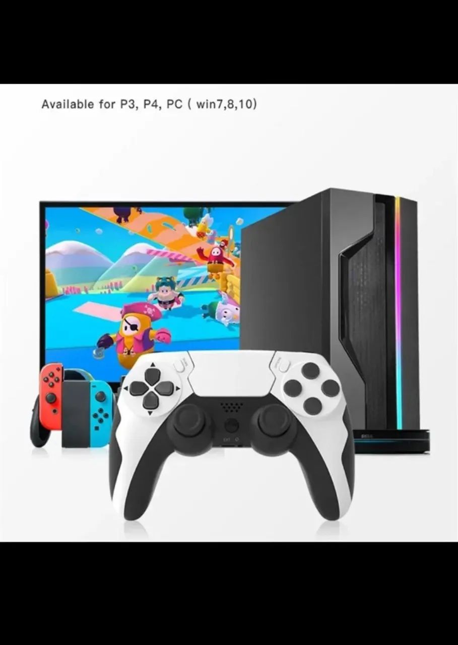 Controle Para PS4 Novo! Compatível com PS3, PS4, PC - Entrega gratis - Foto 5