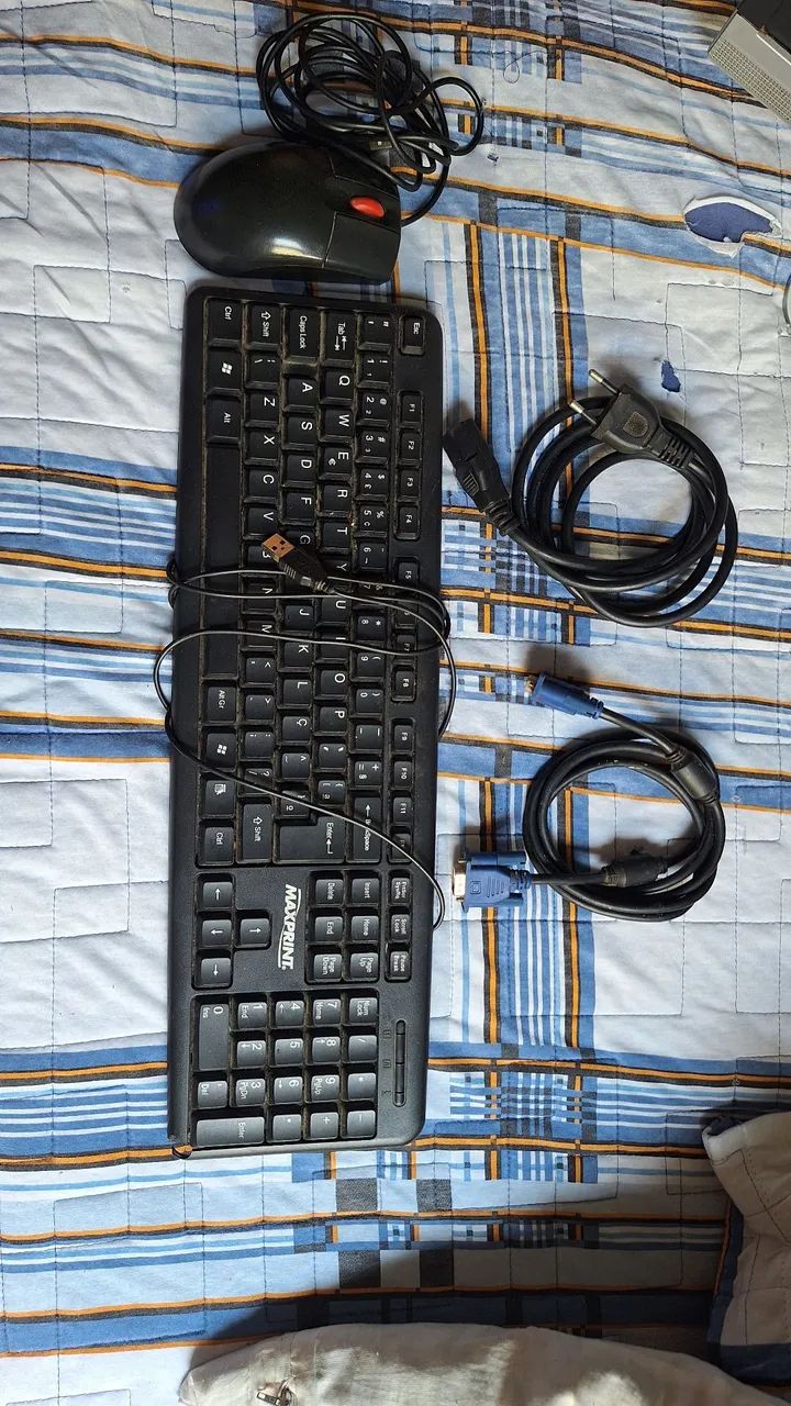 Monitor + teclado e mouse  - Foto 3