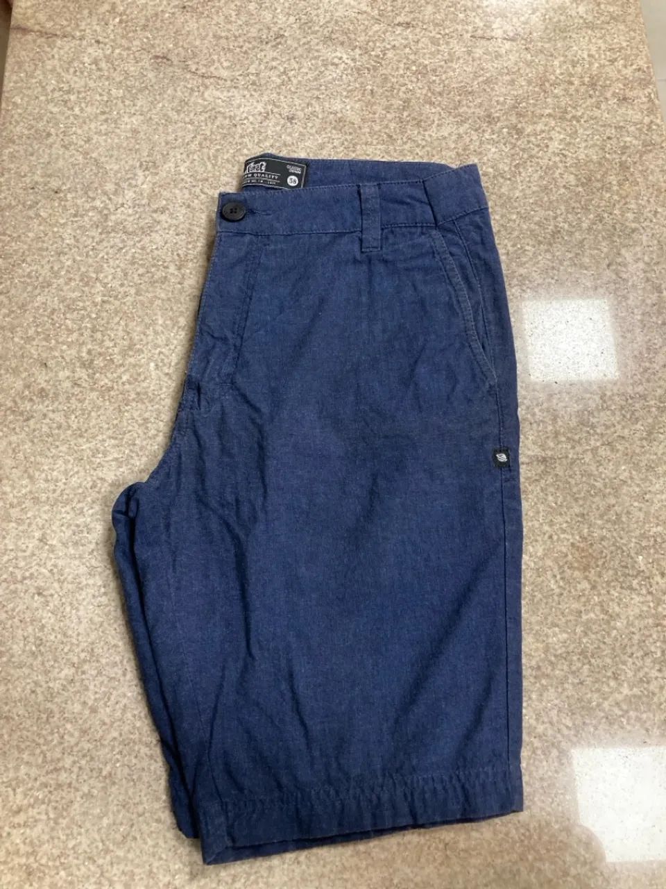 Bermuda Jeans Masculina Lost Azul Marinho - Foto 4