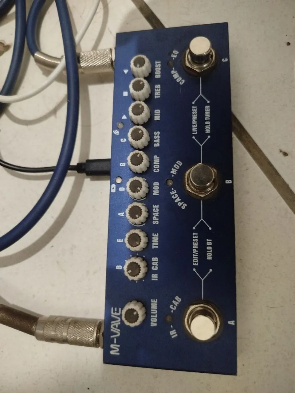 Pedal Cube Baby M-VAVE Bass effects