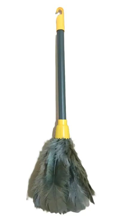 Espanador de po 50cm pena de avestruz limpa poeira - Foto 2