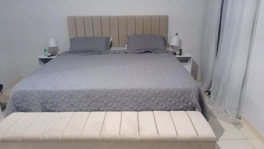 Kit cabeceira e baú para cama box  - Foto 3