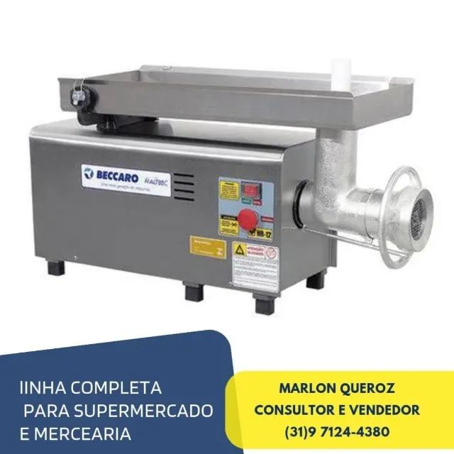 Moedor de Carne Boca 22 Inox Bivolt PBM22l