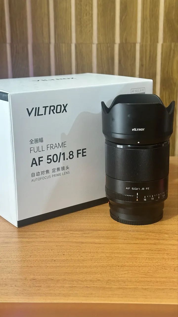 Lente Viltrox 50mm para Sony  F1.8