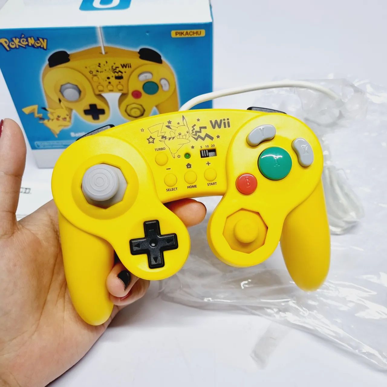 CONTROLE WII U PIKACHU-HORI - Foto 4