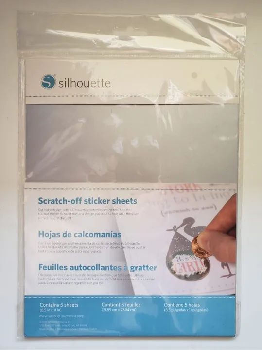 Kit de Folhas Adesivas para Silhouette 