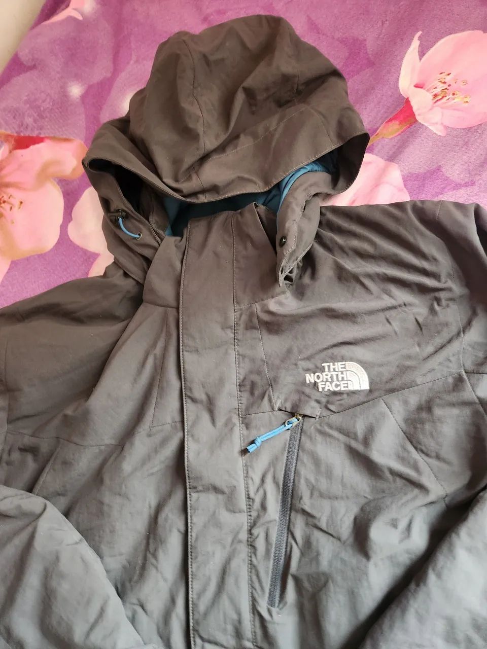 Jaqueta The North Face Cinza com Capuz - Foto 2