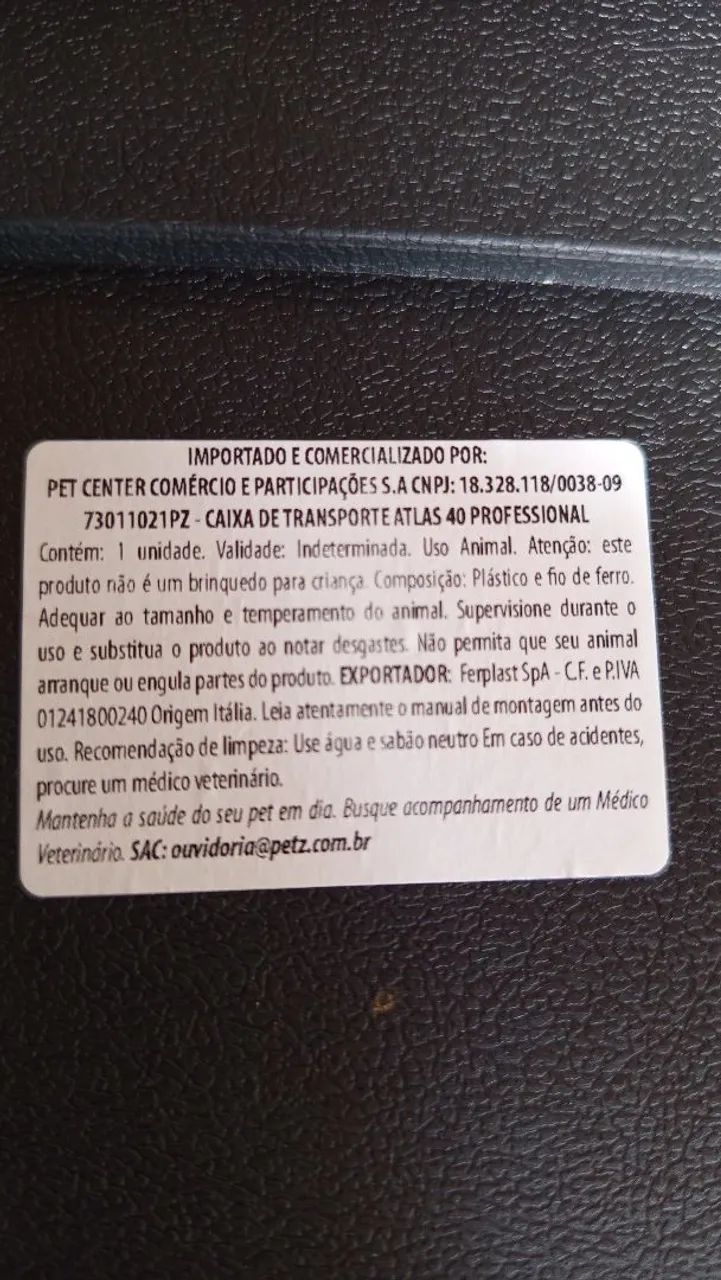 Vendo Caixa de transporte Ferplast Atlas 40 profissional  - Foto 4