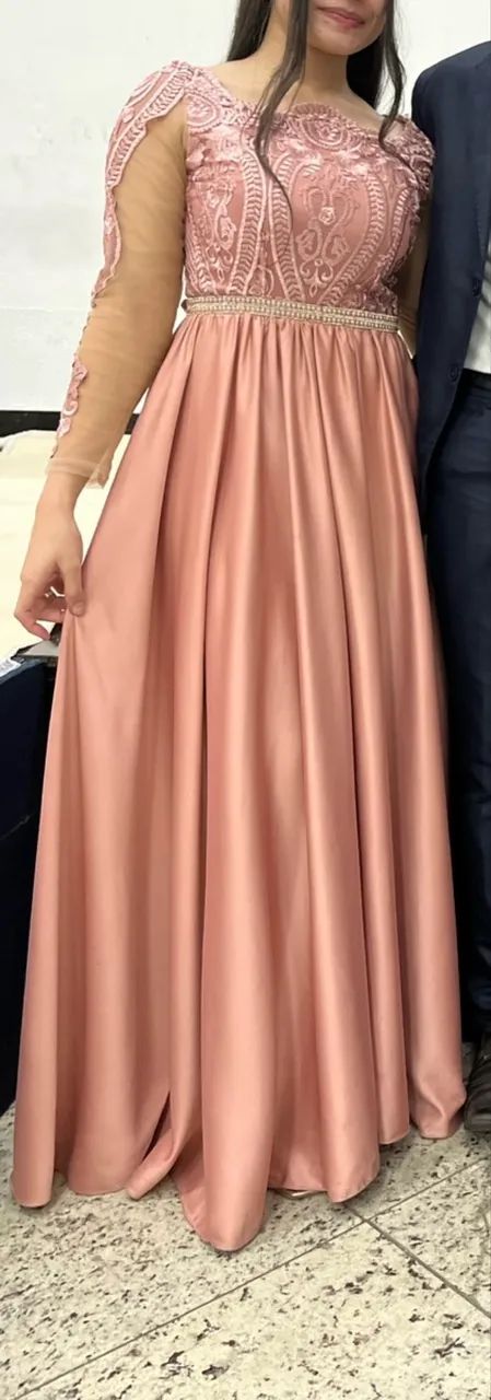 Vestido de festa longo rose  - Foto 5