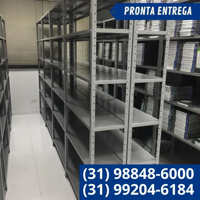 Estante de aço com 6 bandejas