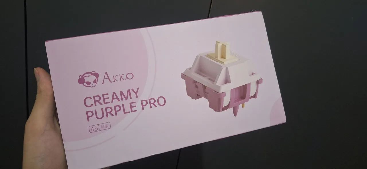 Switch Pro Akko v3 Creamy Purple - 45g 