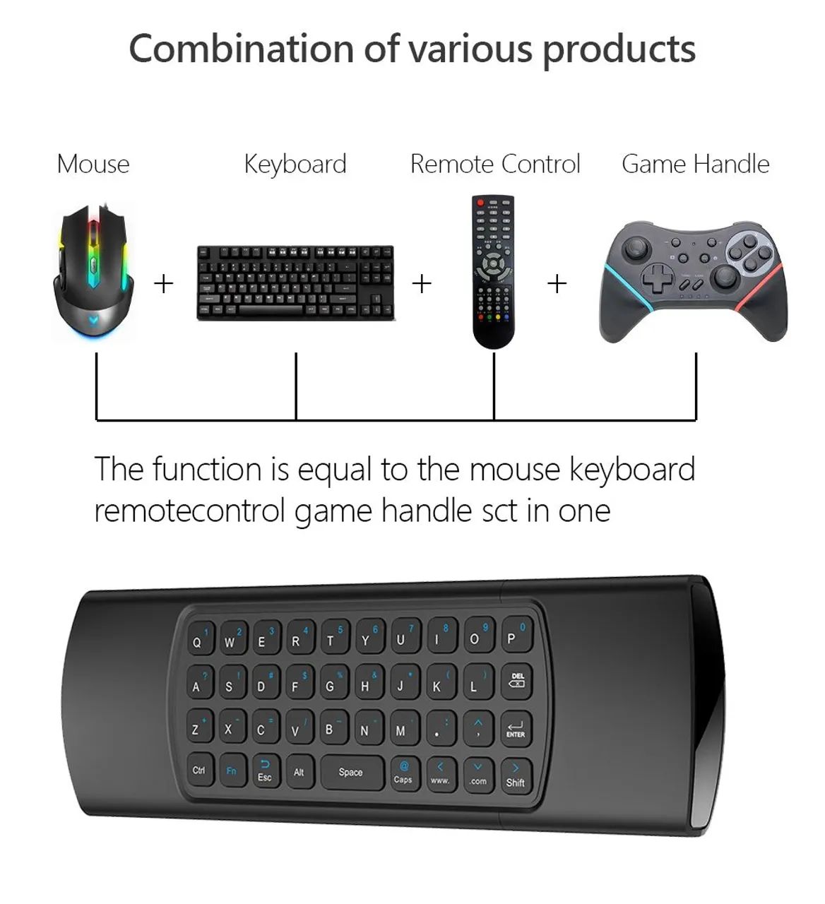 Air Mouse 2.5ghz Bluetooth e Infra vermelho - Foto 3