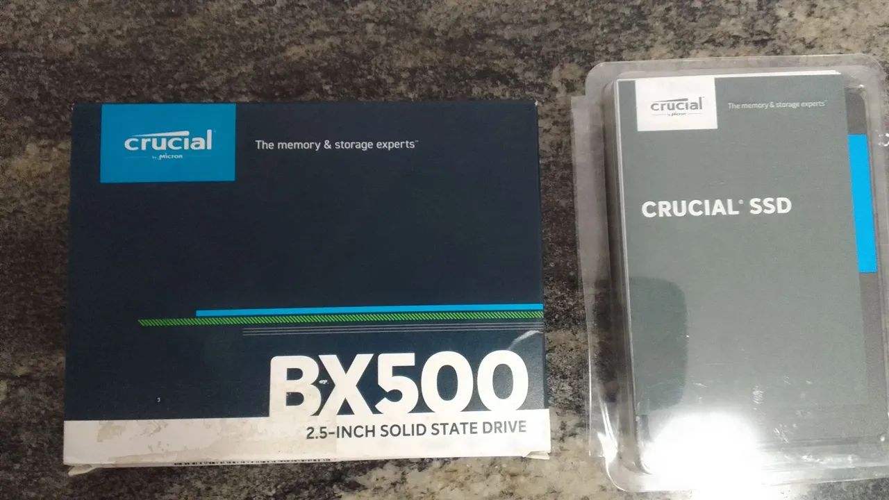 SSD 1TB Crucial BX 500 compatível com notebook pc de mesa e videogame