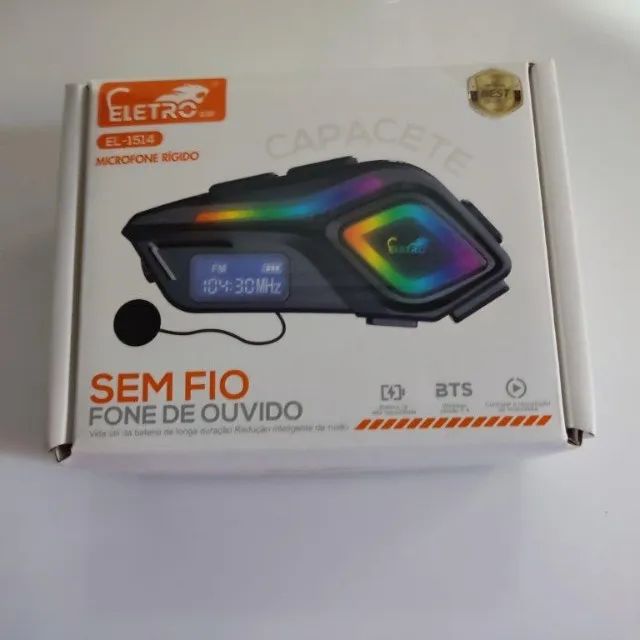 Intercomunicador Fone e Microfone P Moto no Capacete - Foto 3