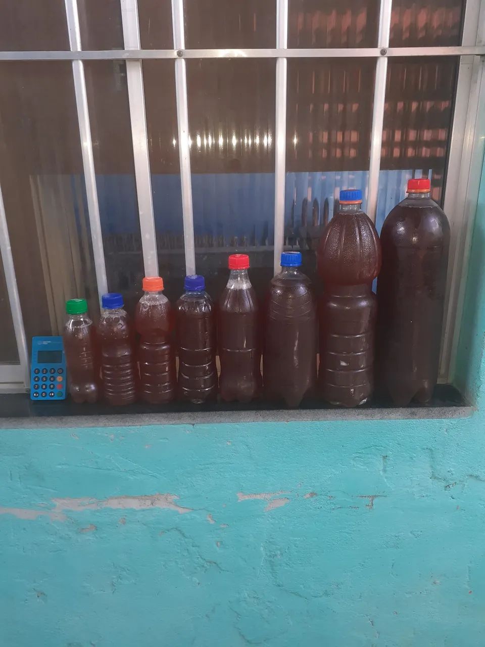 Garrafas de vidro para produção rural