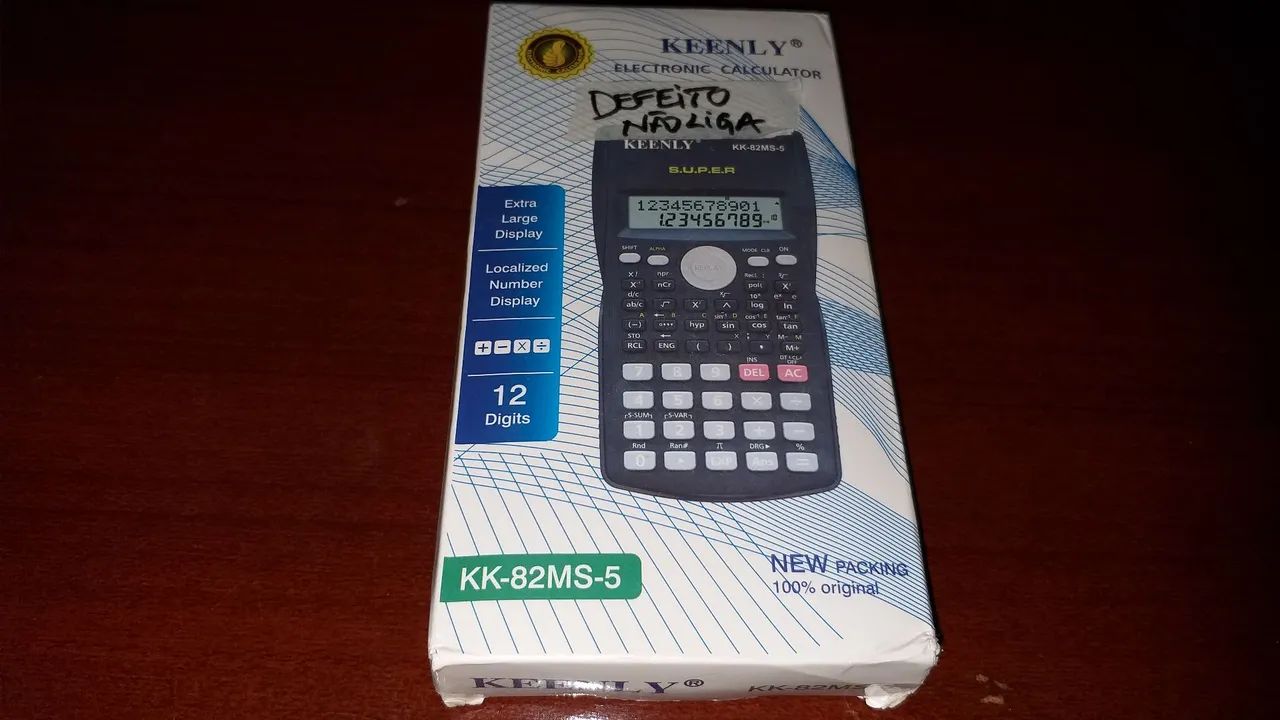 Calculadora Científica Keenly Kk-82MS-5 Modelo Paralelo Casio Defeito