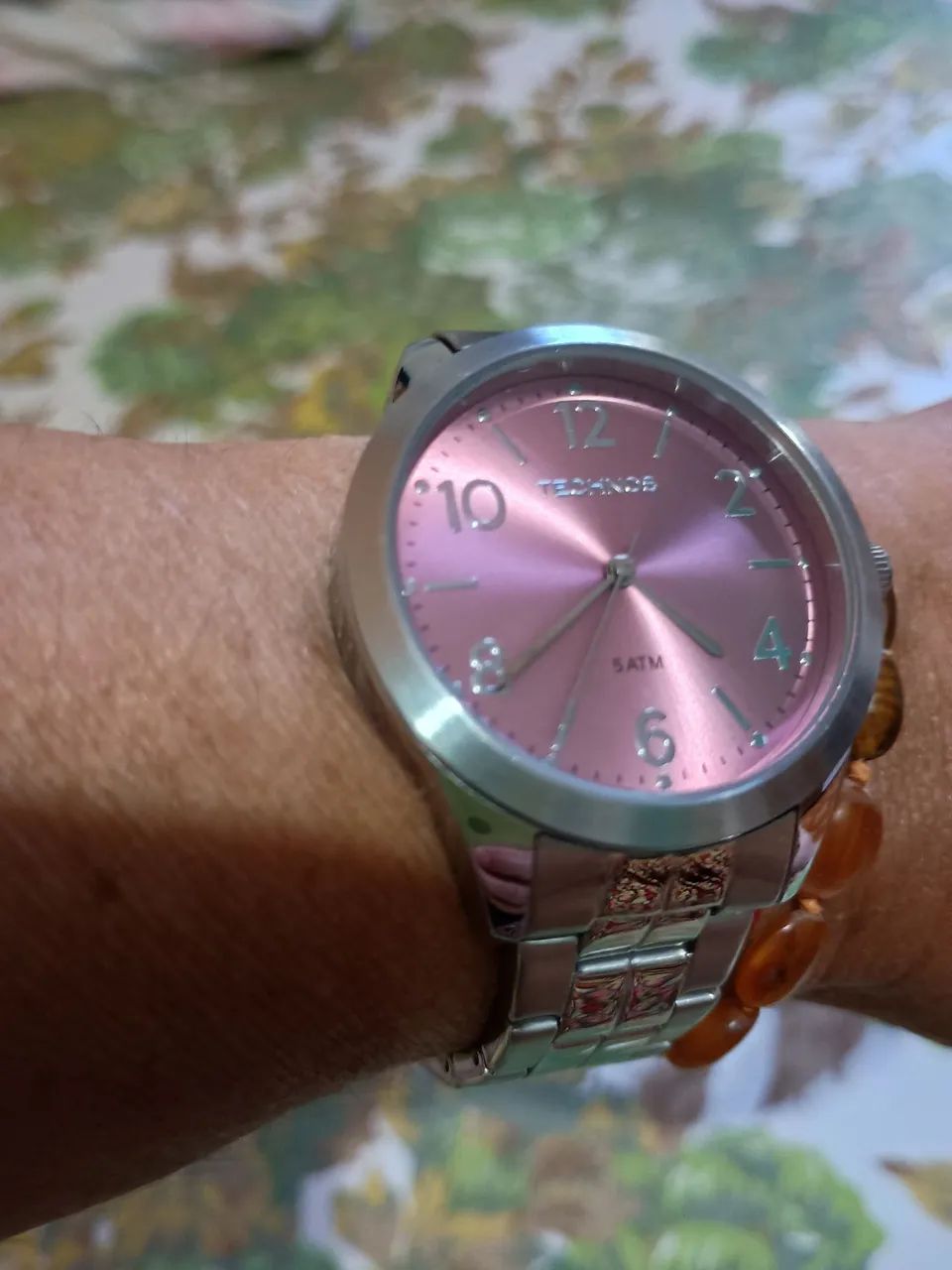 Relógio Feminino de Pulso - mostruário rosa - Foto 2
