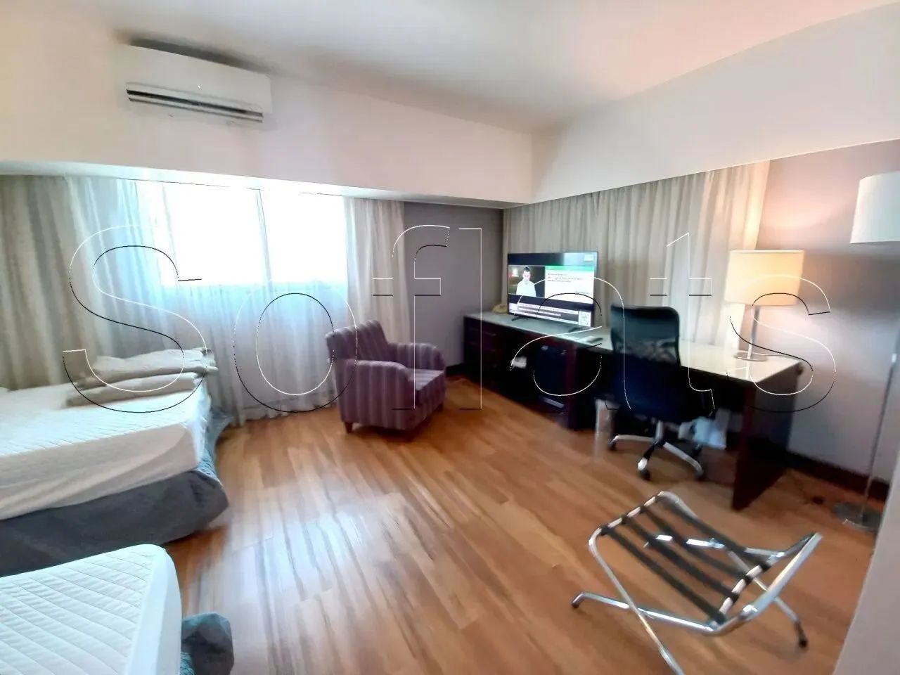 Flat Wyndham São Paulo Berrini disponível para venda com 29m², 01 dormitório e 01 vaga de  - Foto 3