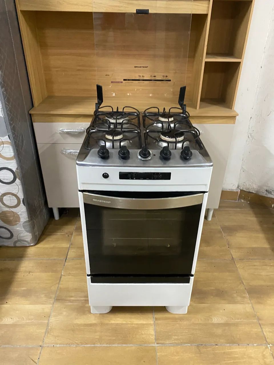 Fogão Brastemp 4 bocas branco funcionando perfeitamente 