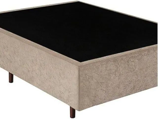 Cama Box Casal Suede