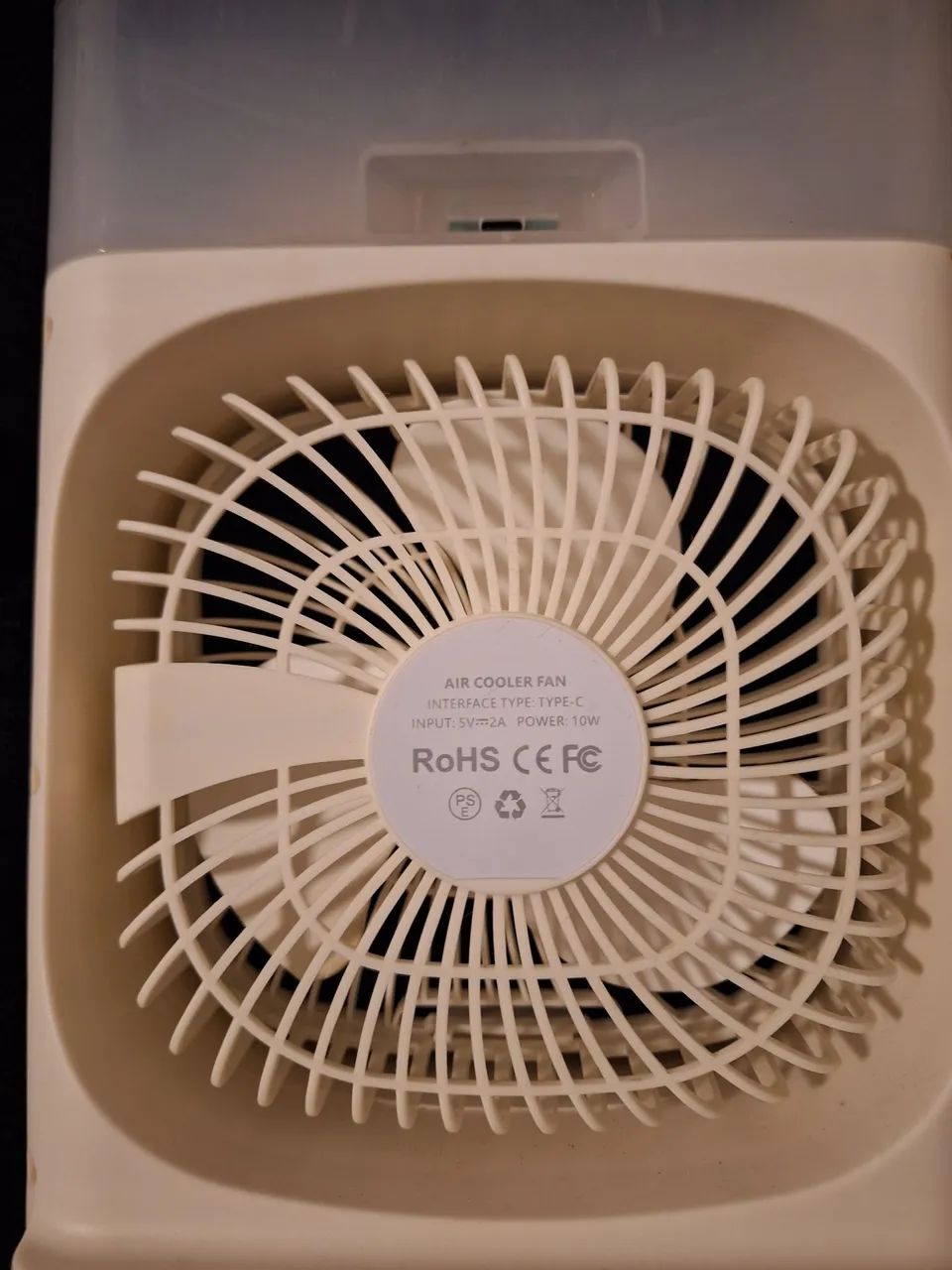Ventilador de Mesa Portátil com Luz LED - Foto 5