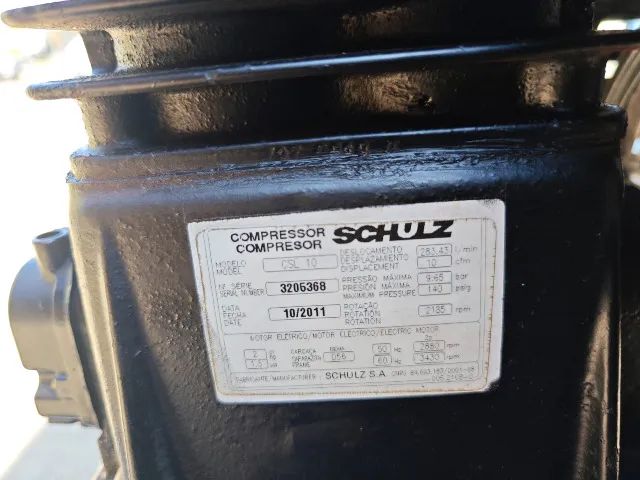 Compressor 10 pcm Shulz / 100 litros  - Foto 4
